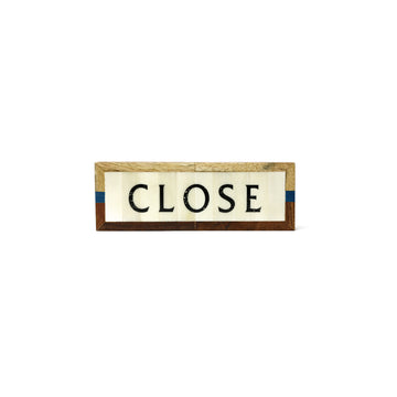Sign Plate - Close